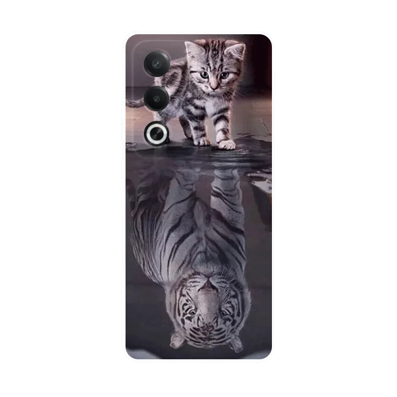 Stylish Cartoon Silicone Soft TPU Protective Back Cover