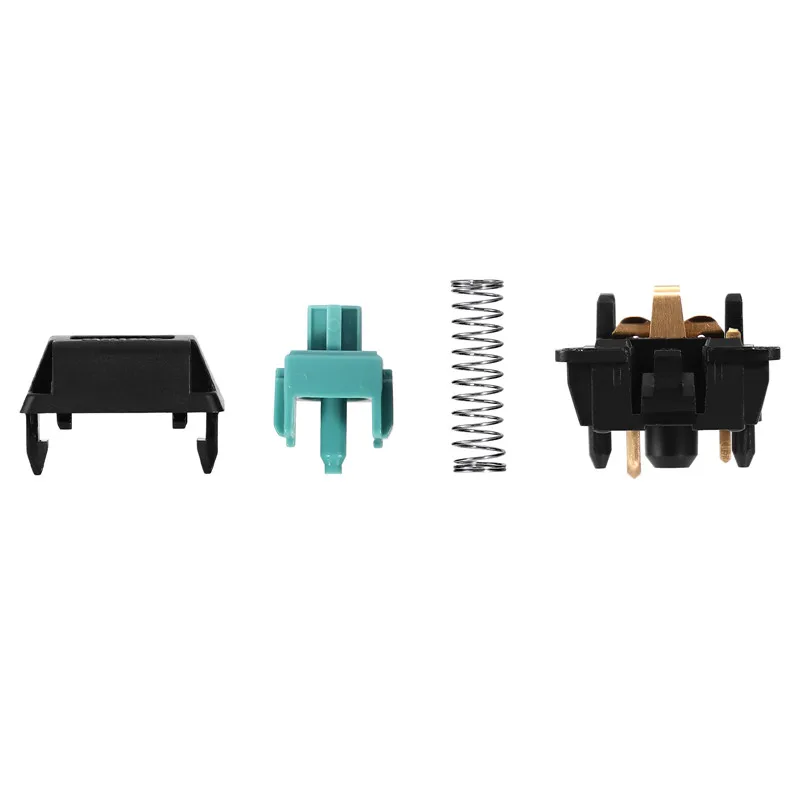 JWICK JWK T1 V2 촉각 스위치 나일론 67g 게임용 기계식 키보드 파란색 Mx 스위치 공장 윤활 5 핀 핫스왑 맞춤형 게이머 축