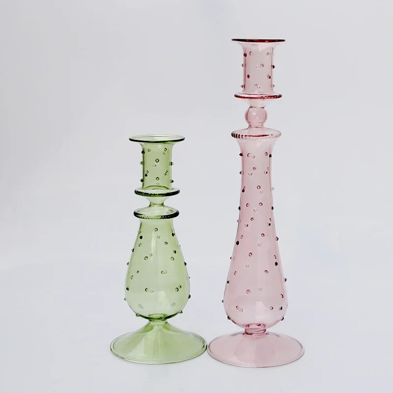 Glass Taper Candle Holder 4