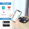 INSMART Body Weight Scale Balance Smart Scales with Screen Digital Scale for Body Weight Bmi Body Fat Bathroom Scales Bluetooth 6