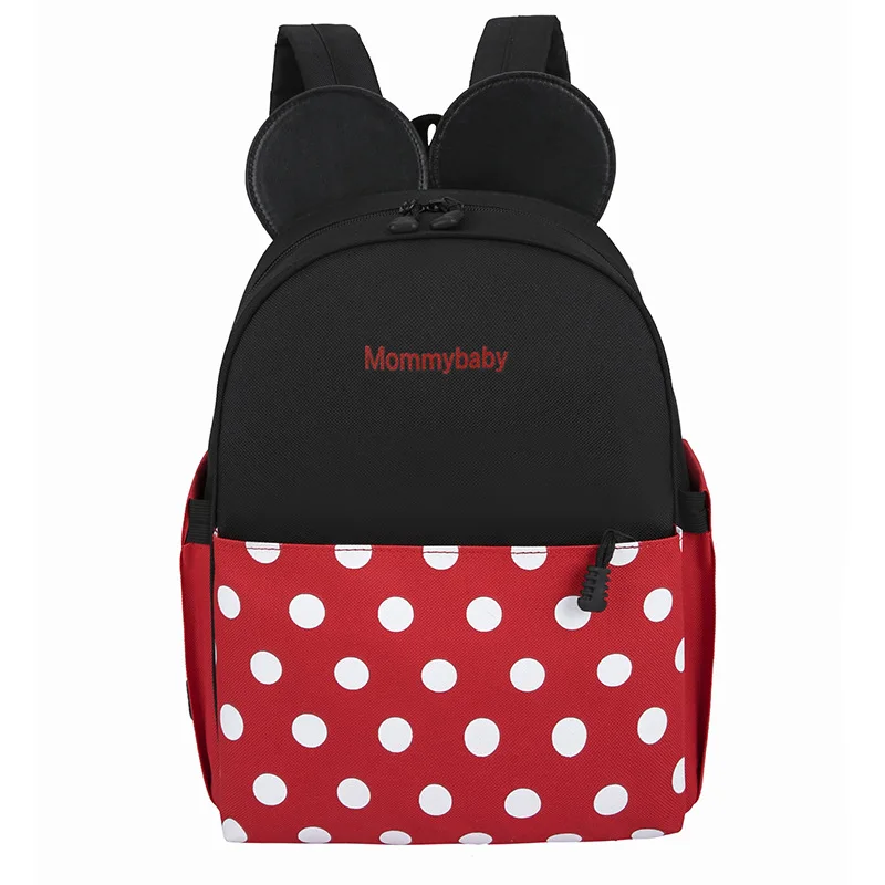 MINISO Disney 2023 New Creative Fashion Mickey Backpack Cartoon Cute Outdoor Backpack Student School Bag Maternal and Baby Bag