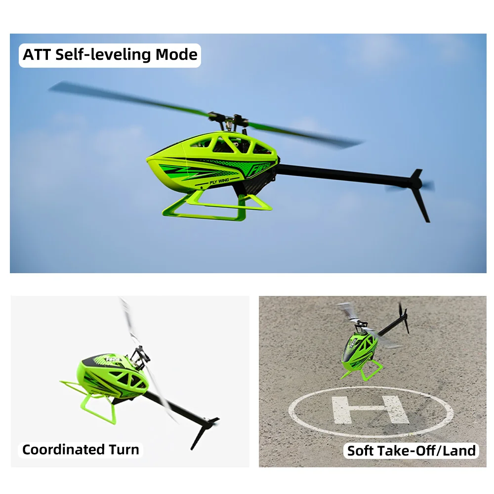 FLY WING FW450 V3 RC Helicopters ACE Flight Control LED light 6CH