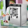 Commercial Ice Cream Machine 1400W 20/5.3 GPH Hard Serve Ice Cream Maker with LED Display Screen Auto Shut-Off Timer, Silver 2