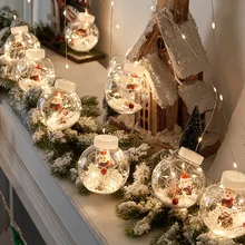 

Christmas Lights 220V 110V Garland Houses Fairy Lights for Christmas Garland New Year 2022 Christmas Decorations for Home