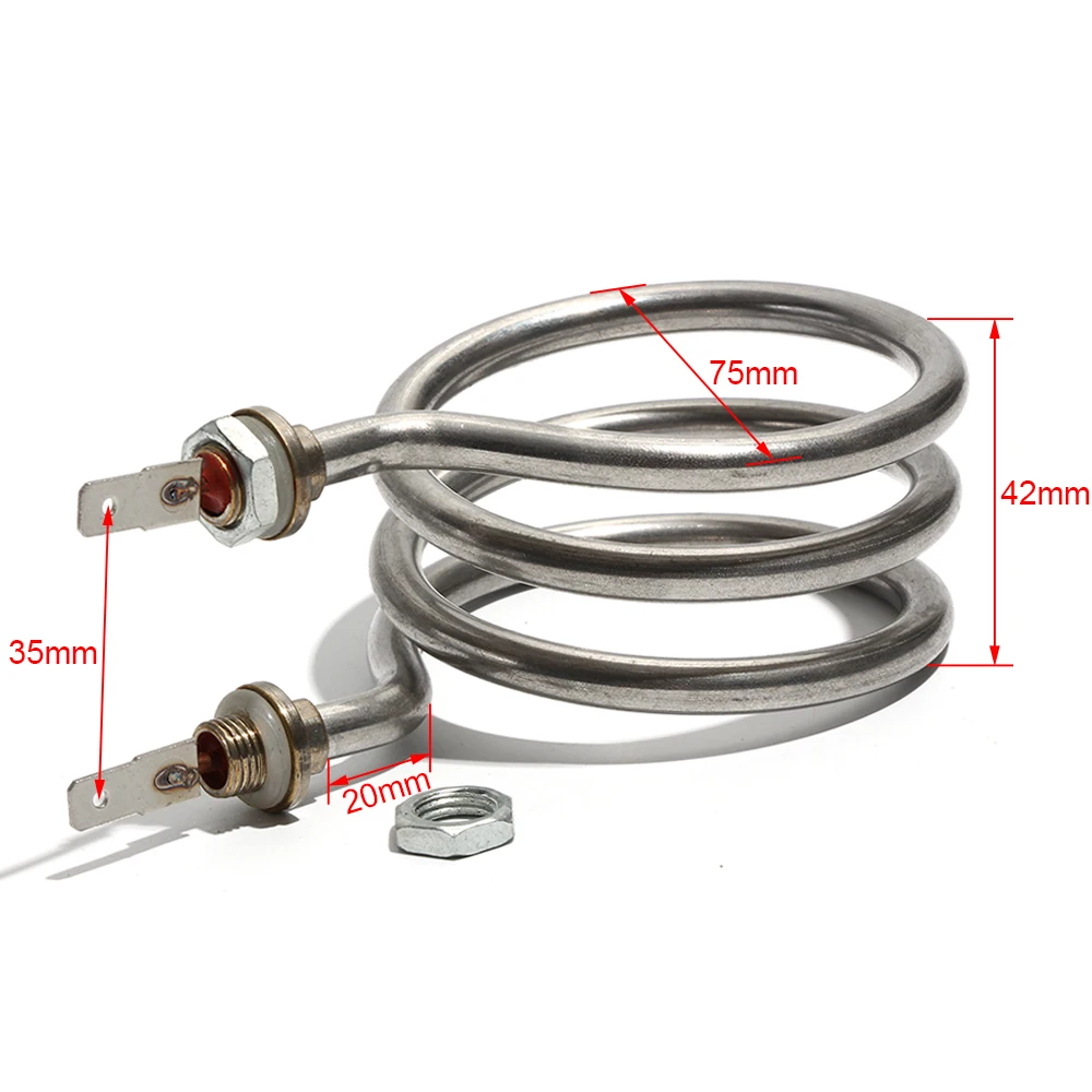 Electric Water Heater Heating Tube | Electric Heating Element 3 Coils -  Water - Aliexpress