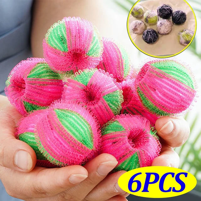 6pcs Pet Hair Remover for Laundry Reusable Lint Remover Washing Balls Washer  and Dryer Ball Remove