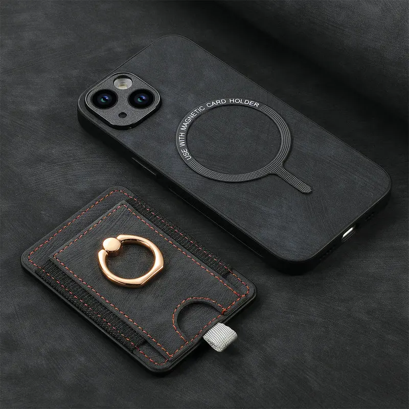 

Magnetic Leather Wallet Detachable Funda for Xiaomi Poco X6 Pro F5 X5 X3 NFC X 3 GT X4 5 M3 M5S C55 C65 F3 F4 5G Card Back Cover