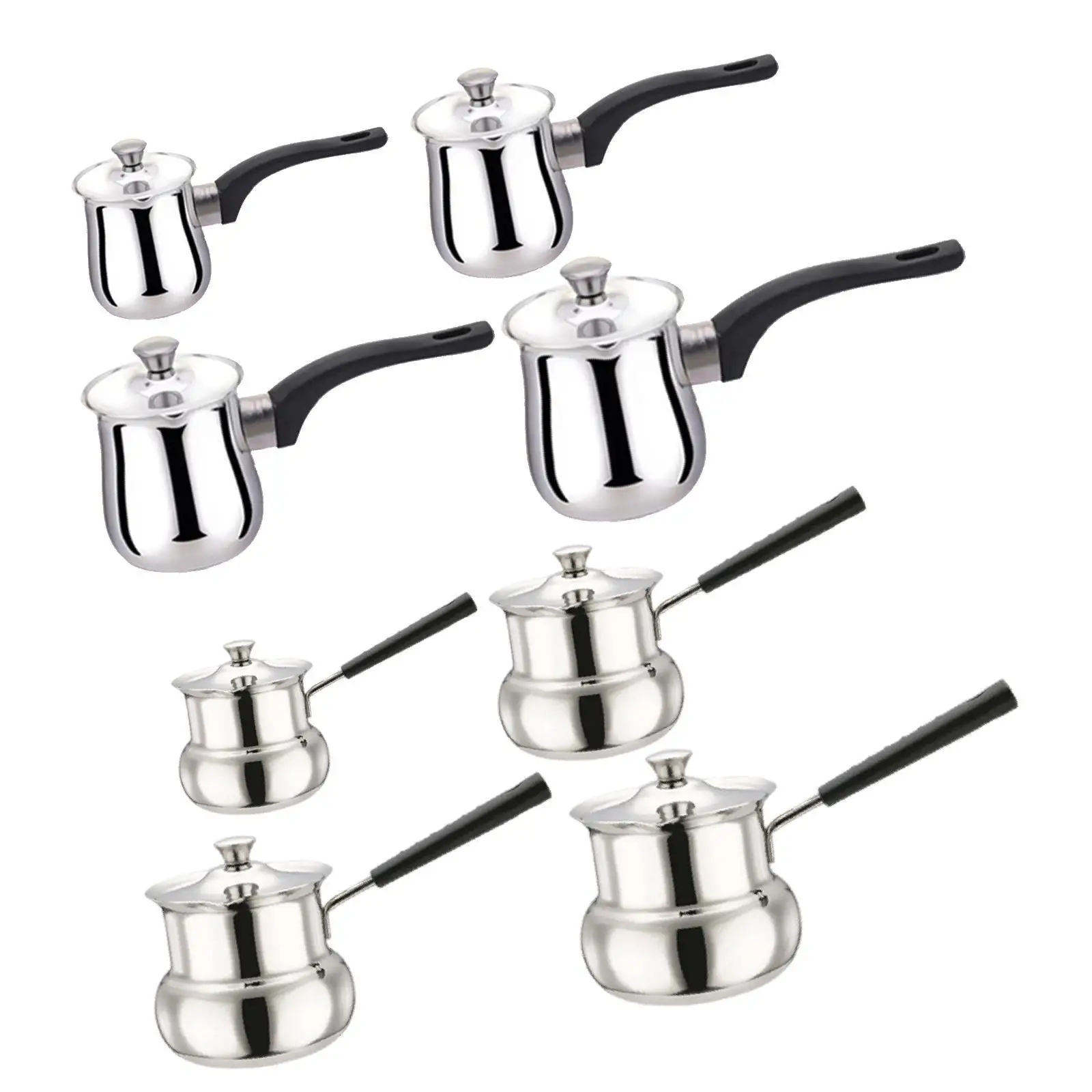 Coffee Pot with Handle Butter Melting Pan Milk Butter Warmer Pot Coffee Maker for Camping Home Kitchen Office Restaurant