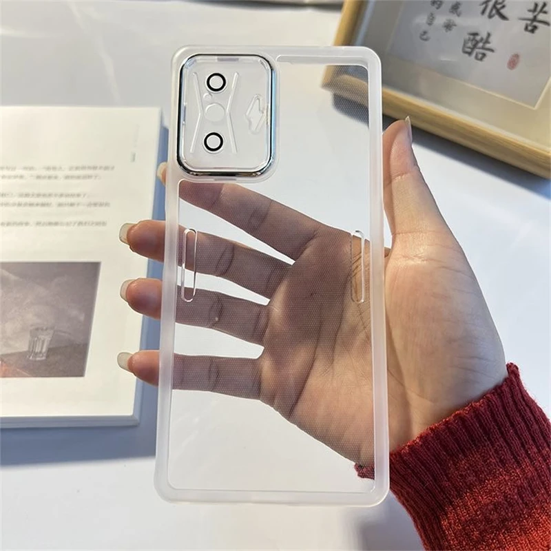 Transparent Soft Silicone TPU Case with Camera Protection and Bumper