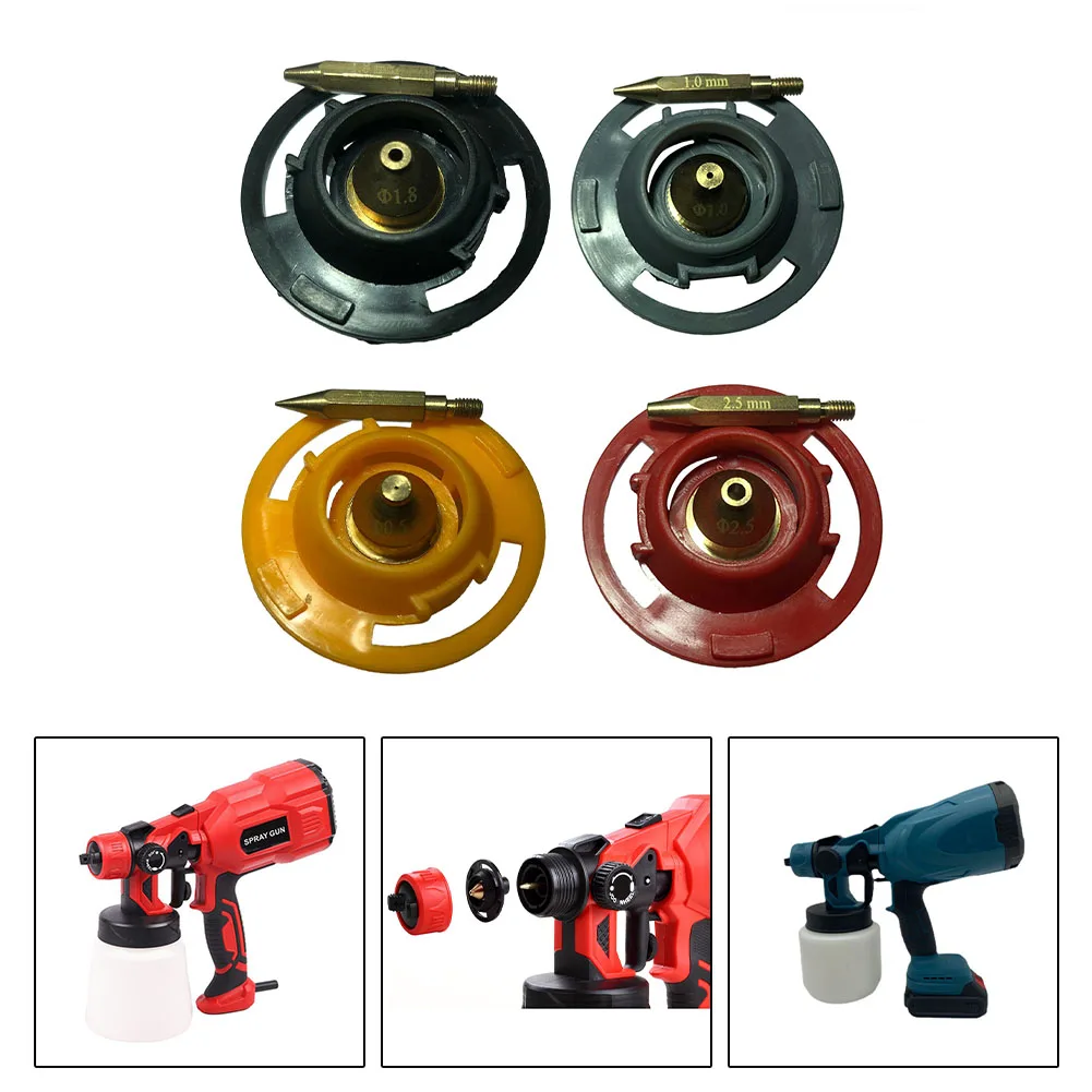 

1Pc Electric SprayGun Nozzle Replacement Nozzle Electric SprayGun Flow Control Sprayer 0.5/1.0/1.5/1.8/2.0/2.5 Electric Tools