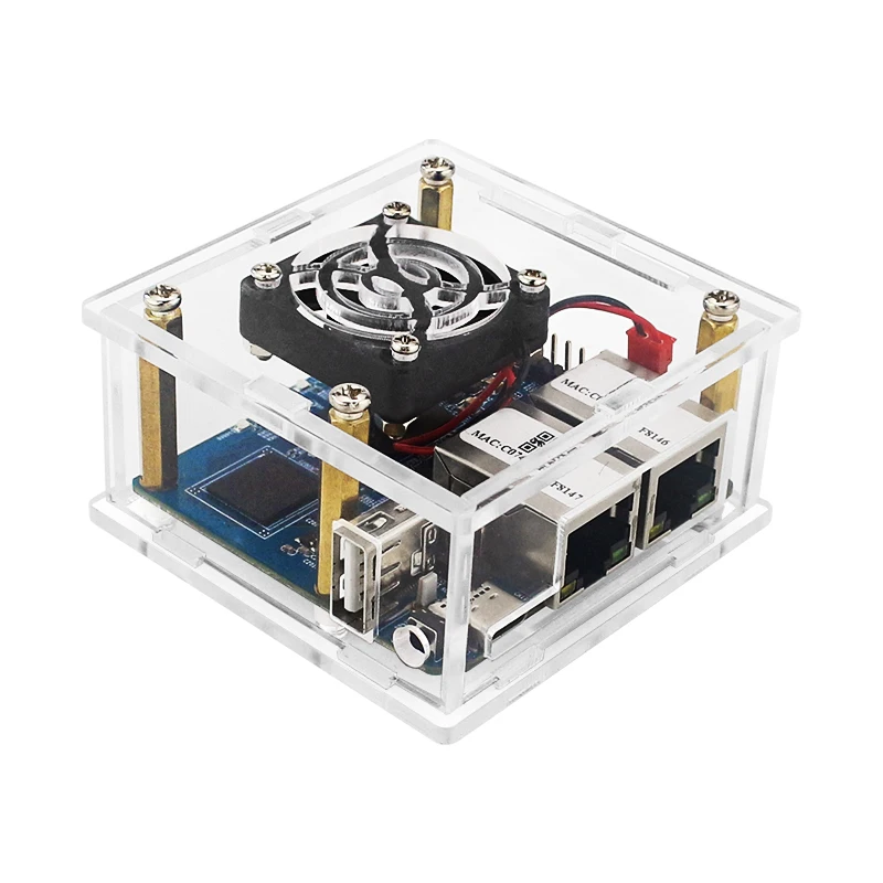 de Desenvolvimento LED, Shell De Metal, Roteamento
