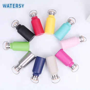 WATERSY 12oz/350ml Stainless Steel Insulated Cup Mini Thermal Water Bottle with Handle for Coffee Keep Cold & Hot Travel Mug