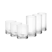 12 Piece Clear Drinkware Set Cooler Tennyson Glasses Ideal Juice Water Mixed Drinks Durable Easy to Clean Versatile Tableware 2