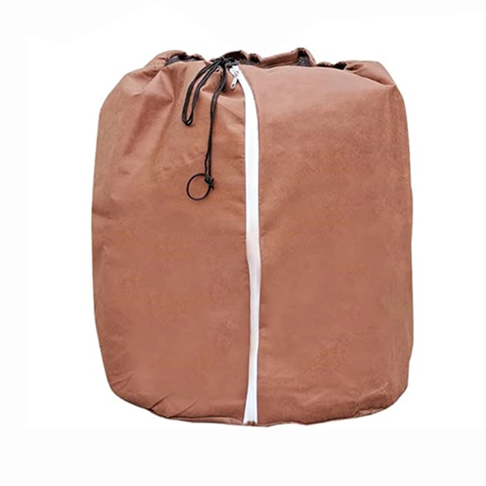 

Reusable Winter Plant Frost Cover Bag Easy to Handle with Zip and Drawstring Thickened Material for Frost Protection