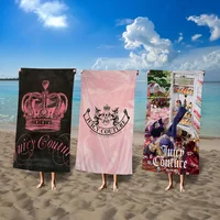 J-Juicy C-Couture Classic Vintage Big Microfiber Beach Towels Quick Dry Towel Sand Beach Towels For Travel Swim Pool Yoga 1