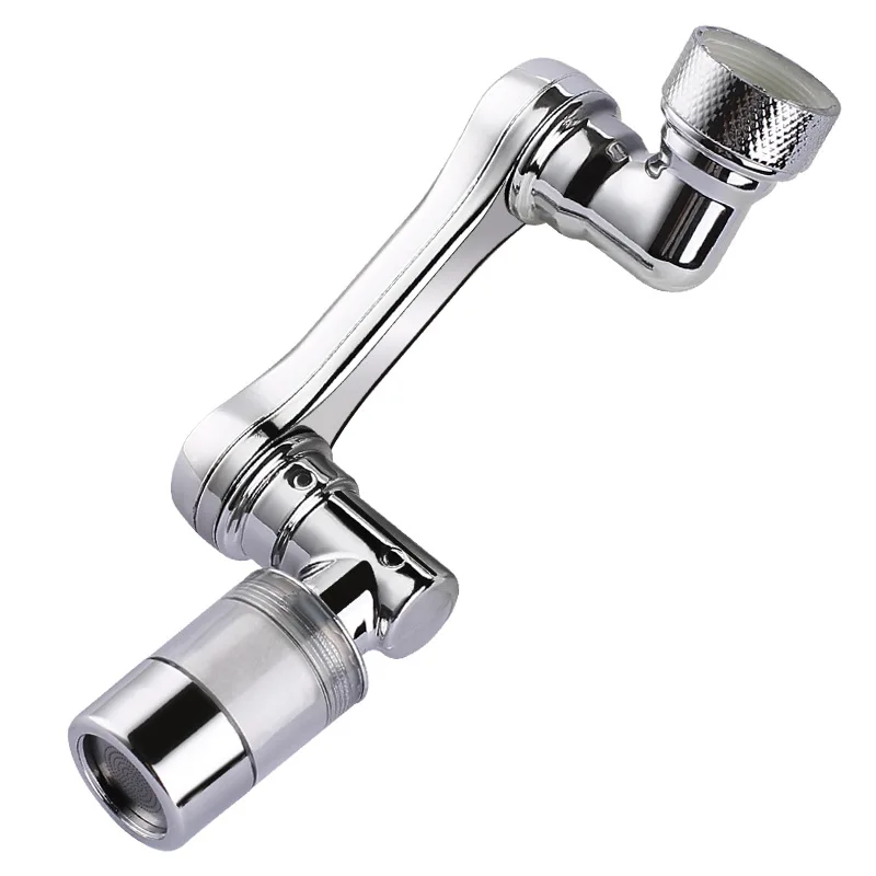 1Pc Faucet Extension Lever 1080&deg; Swivel Telescopic Faucet Nozzle For Bathroom Sinks Kitchen And Bathtub Faucets