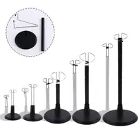 Cute Adjustable Metal White/Black Doll Dummy Puppet Wrist Stand Holder Bracket Support Dollhouse Accessory Toy Display Kid Gift 1