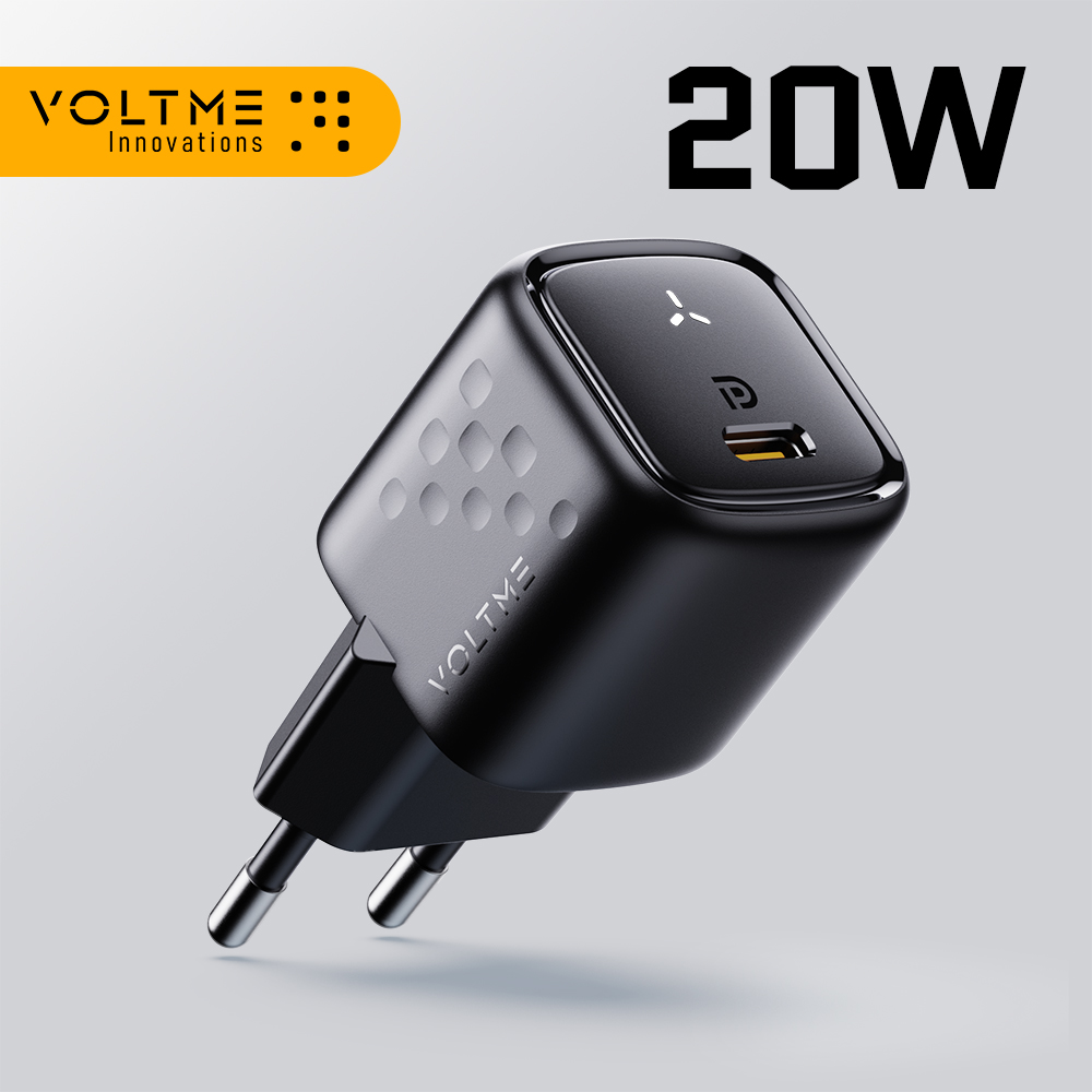 VOLTME 20W USB Charger Portable USB C Charger Support PPS Type C PD Fast Charging For iPhone 15 14 Pro Max Mobile Phone Charger