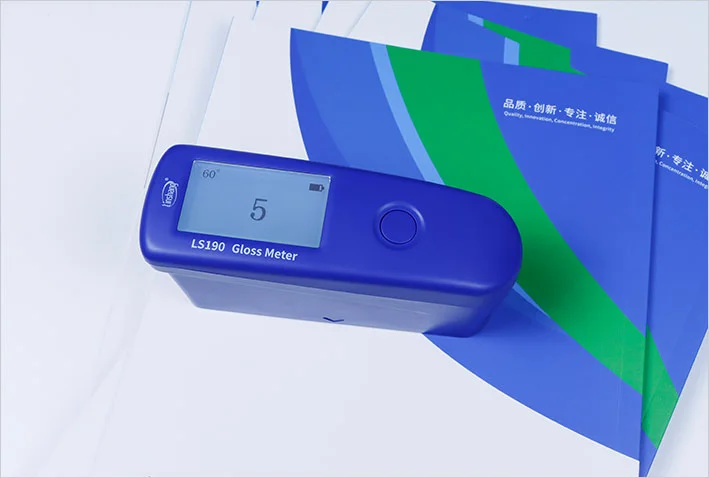 LS190 gloss meter four distinctive strengthsa handheld gloss meter with a measuring range of 0-200GU60 Degree Glossmeter Single 5