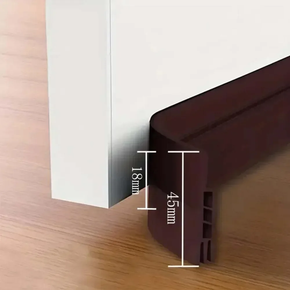 NEW Door Draft Stopper Under Door Sealing Weather Strip Bottom Draught Excluder Tape Protector For Home Soundproof