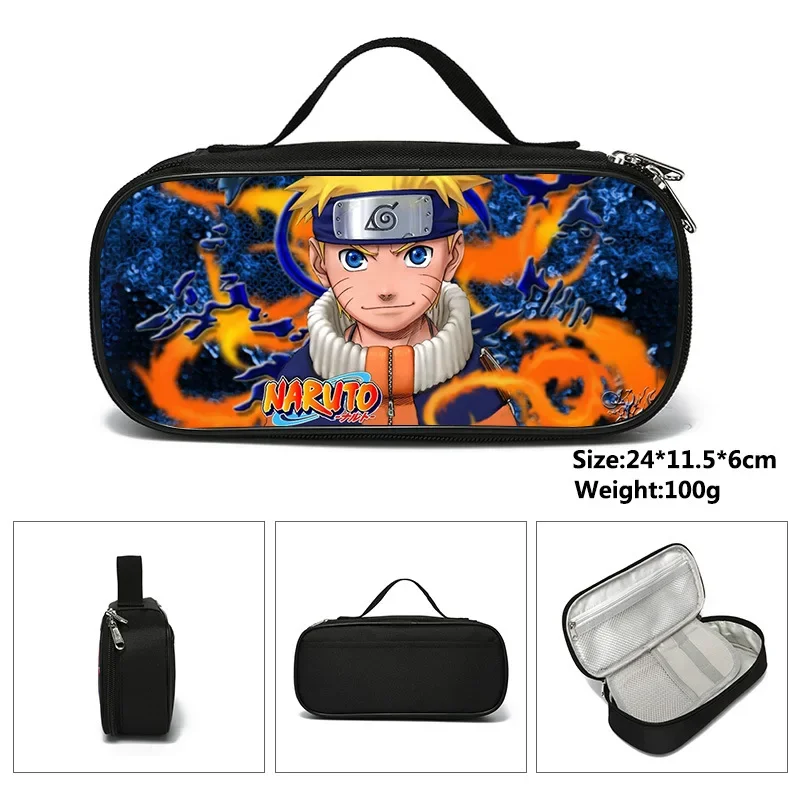 

New Naruto Peripheral Pencil Bag for Primary and Secondary School Students, Children's Pencil Case, Pencil Case, The Best Gift