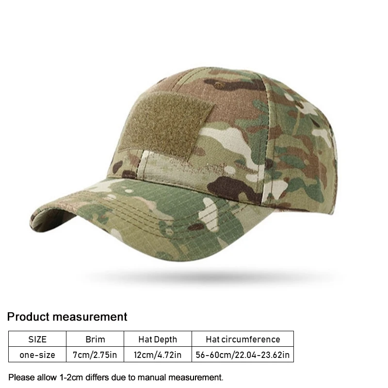 Erwachsene Kinder College-Student militärische Ausbildung Camo Hut Wind Staub Sonnenschutz Sonnenschutz Camo militärische Ausbildung Hut – Detail 1