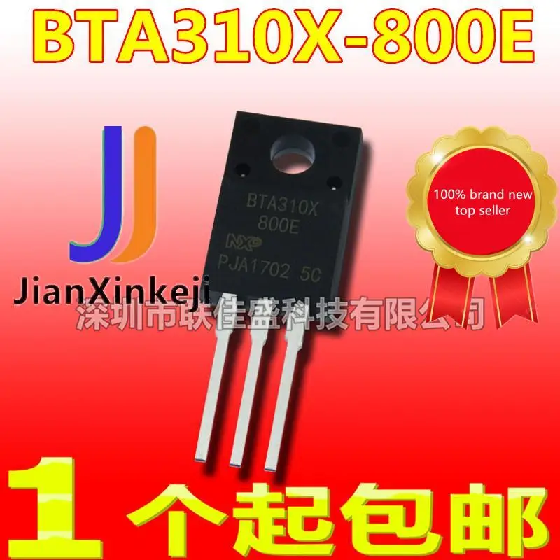 

10 шт., 100% оригинальная новая фотосессия, модель BTA310X 10A/800V TO220F Triac