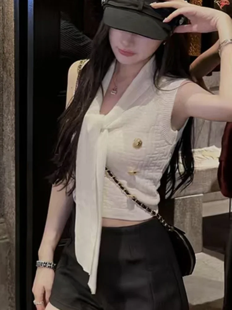 Autumn Knitted Sweater Vest for Women