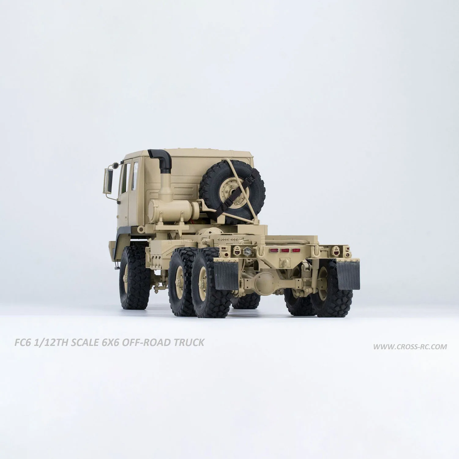 Cross 1/12 RC FC6 Remote Control Military Truck Model Cars 6WD Off-road Vehicle TH21785-SMT6 3