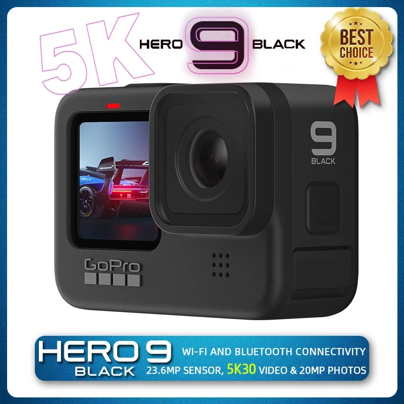 GoPro hero 9 black 5K Action camera self timer anti shake 20MP live broadcast video camera 4K