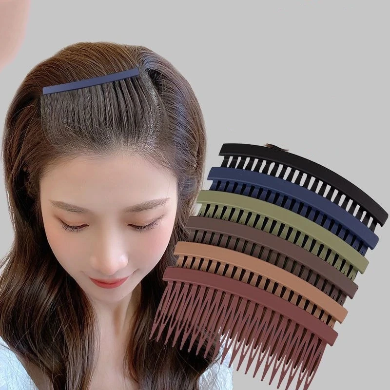 Hair Accessory Women Fashion Hair Comb Large Simple Hairpin Bangs Fixed Arrangement Broken Hair Headband Back Head Comb Accessories