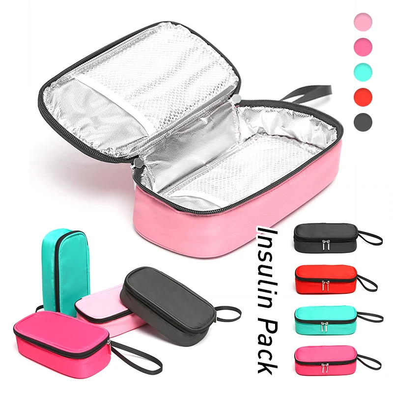 휴대용 방수 인슐린 냉각 가방, 알약 보호대, 단열 의료 키트, 다기능 식품 화..