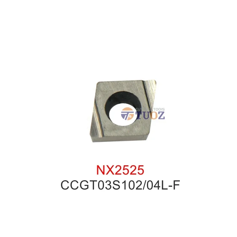 CCGT03S102L-F CCGT03S104L-F NX2525 100% Original Ceramic Blade CCGT 03S102 03S104 L L-F CNC Lathe Cutter Tools Finish Machining