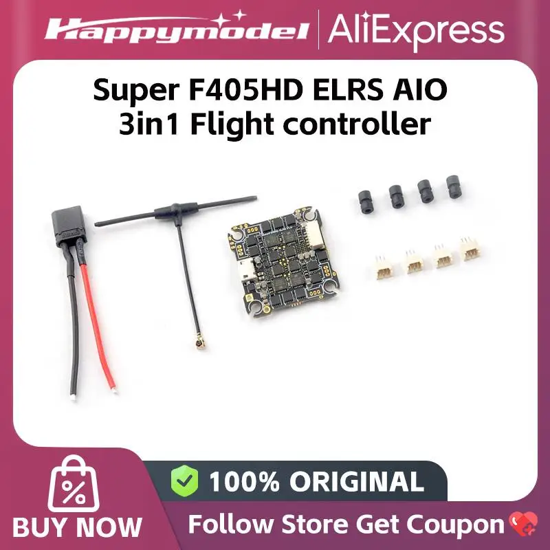 ホビーラジコン Happymodel CruxF405HD ELRS AIO Happymodel-Crux-F405HD-ELRS-