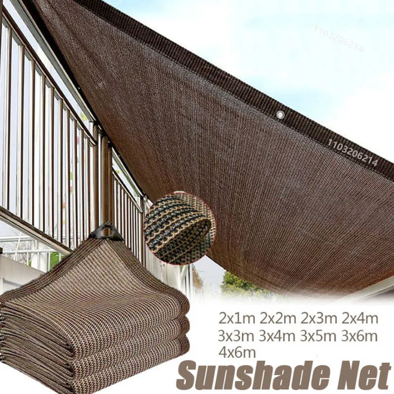 UV Protection HDPE Sunshade Net, Balcony and Car Shade, Home and Garden, 85-90%