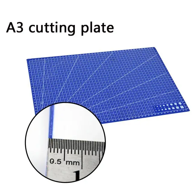 Deli 78400 A4 78401 A3 PVC Self-healing Paper Cutting Mat Desk Cut Plate  300x200mm 455x305mm Gray Green Color Cutting Board - AliExpress