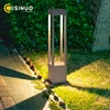 Outdoor Landscape Path Lights 30mc 40cm 60cm 80cm Waterproof Aluminum LED Cuboid Pathway Lighting for Driveway Lawn Patio Garden 2