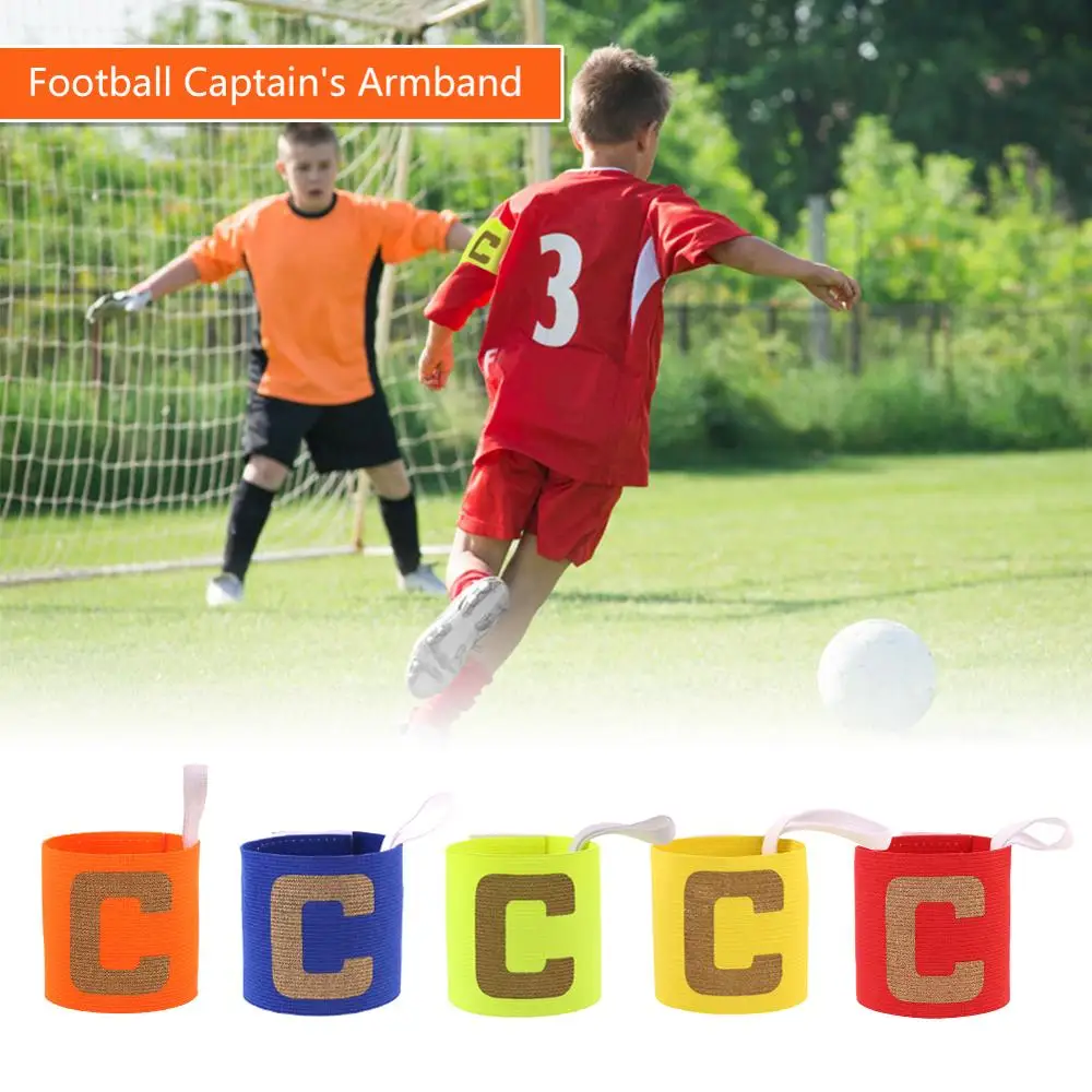 Sports Soccer Arm Band Leader Competition Football Captains Armbands Adjustables 