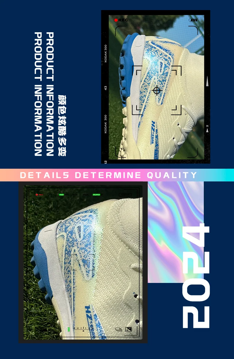 Men Football Boots High Quality Soccer Shoes 2025 New Ultralight FG/TF Soccer Cleats High Top Grass Training Football Boots