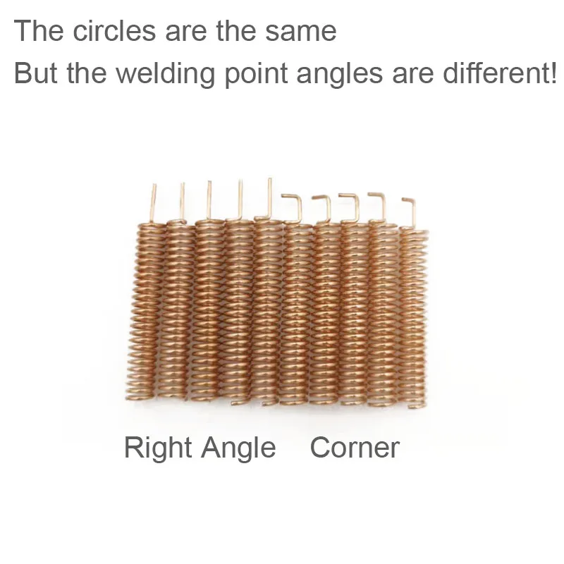 433Mhz Built-In Antenna 0.8MM Wire Diameter Phosphor Copper 3.15Dbi Internal PCB Spring 433Mhz Coil Antennas