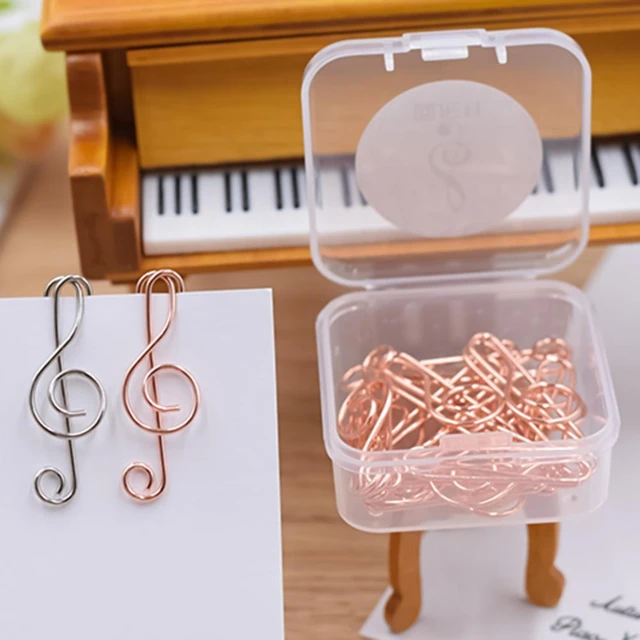 60pcs/box Colored Plastic Paper Clips Decorative paperclip bookmarker for  book Stationery office supplies desk accessories - AliExpress