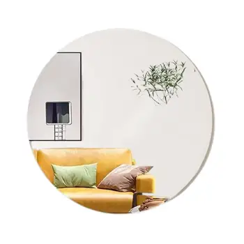 กระจกอะคริลิคแผ่นFramelessผนังห้องน้ําสติกเกอร์กระจกกาวห้องน้ํากระจกกันน้ําผนังตกแต่งสําหรับ 1