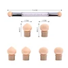 Sponge Heads Replacement Nails Art Gel Polish Color Gradient Brush Glitter Powder Dotting Pen For Manicure Accessories Tools 6