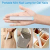 Portable Nail Dryer UV Led Lamp For Manicure Rechargeable Quick Dry Nails Gel Polish Drying Lamp Nail Art Tool Home Salon Use 5