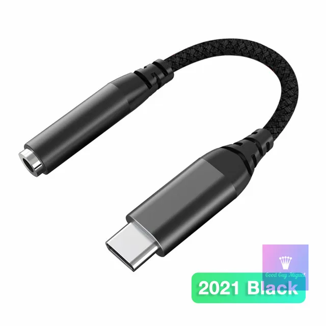 USB Type C DAC to 3.5mm Earphone Jack Adapter Digital Audio Converter HiFi Decode for SAMSUNG
