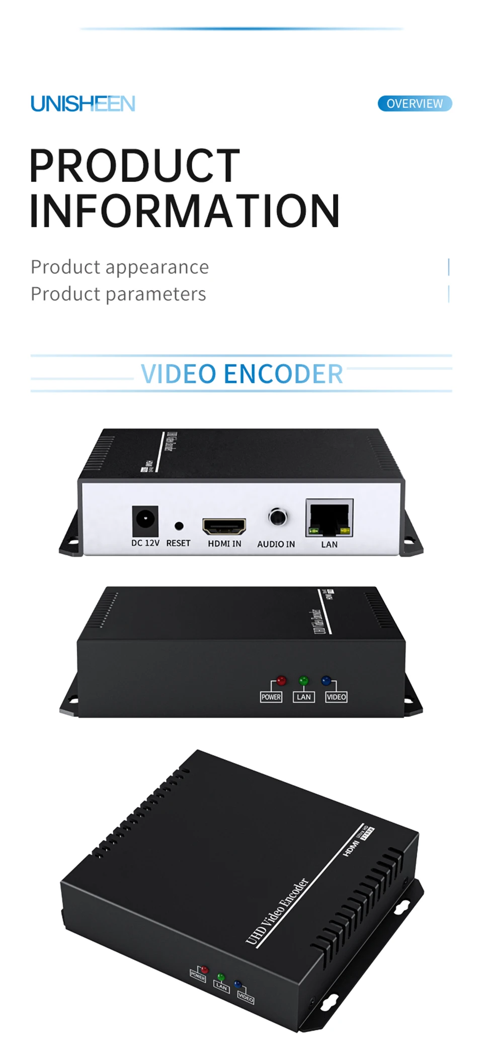 4K RTSP H265 H264 IPTV Low Lantency Ip Rtmps Live Streaming SRT ONVIF IPTV HDMI