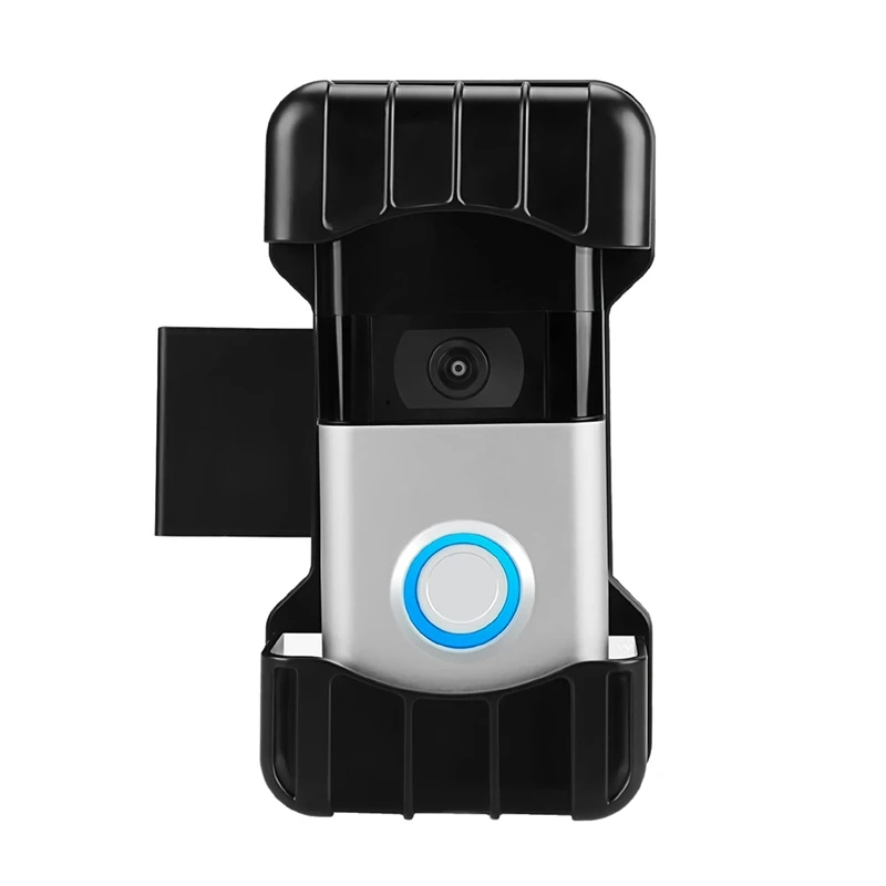 

1 PCS Black Anti-Theft Doorbell Mount Easy Installation Metal Support For Ring Video Doorbell