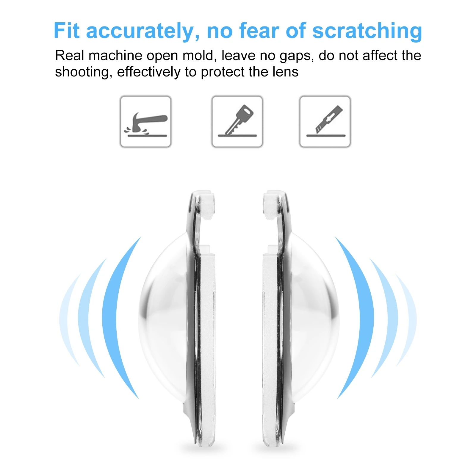 PULUZ Lens Guard PC Protective Cover for Insta360 One R / RS / Sphere Camera Lens Cover