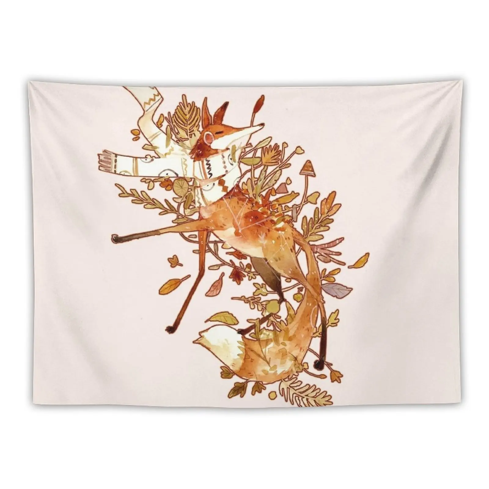 

Autumn fox Tapestry Carpet Wall Room Decorator Wall Deco Kawaii Room Decor