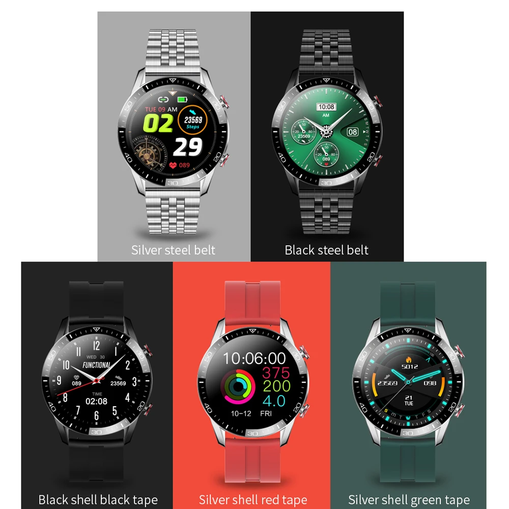 BINGER Fashion Smart Watch For Women Heart Rate Activity Step Counter Calorie Smart Watch For Android 4.4 & IOS 8.0 TK28-2